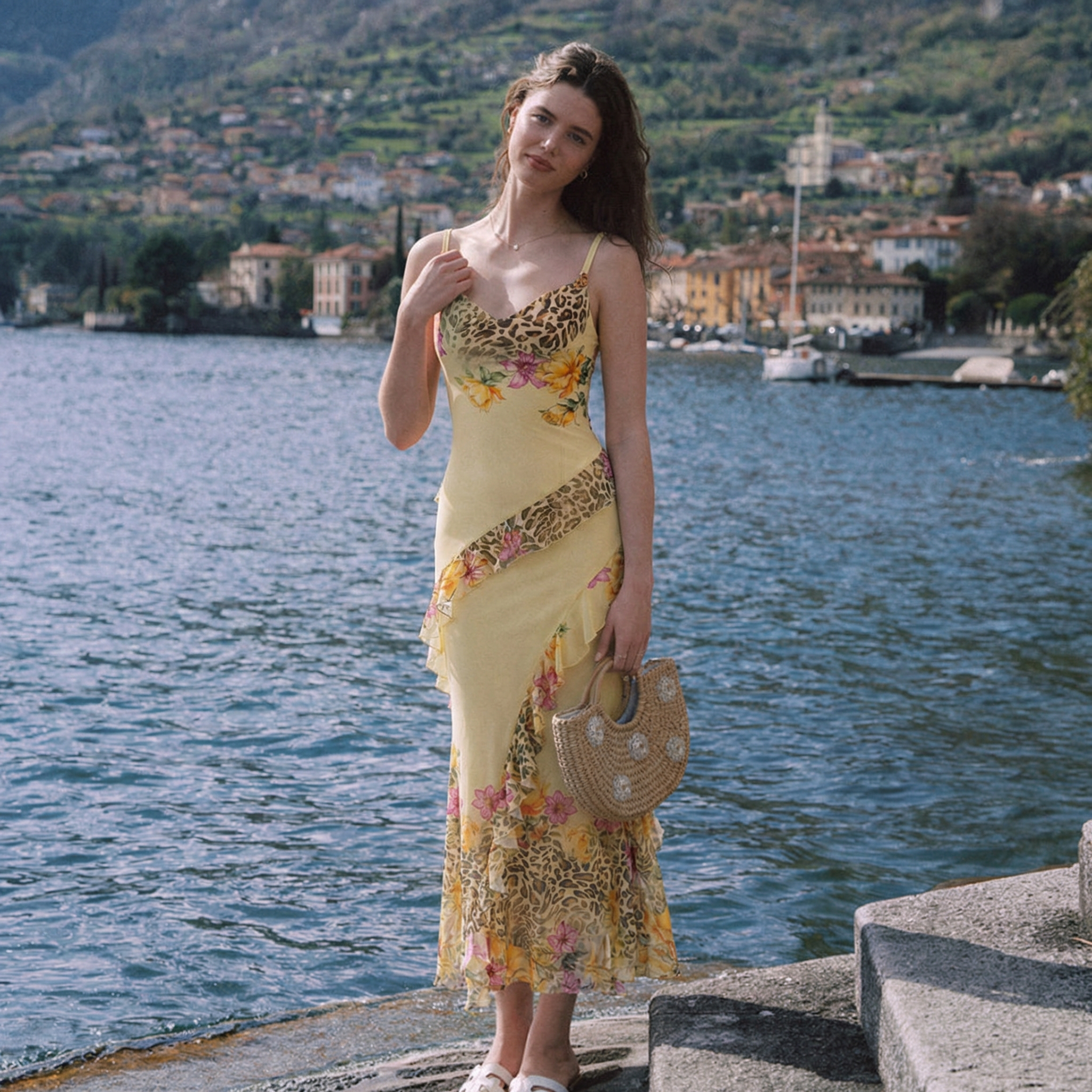 Dress lifestyle scene on model
